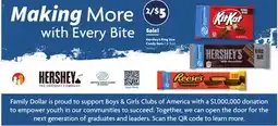 Family Dollar Hershey's King Size Candy Bars offer
