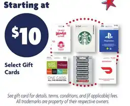 Family Dollar Select Gift Cards offer