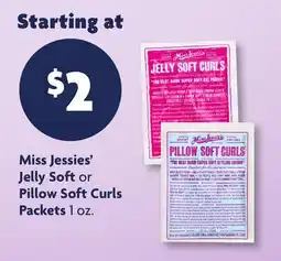 Family Dollar Miss Jessies' Jelly Soft or Pillow Soft Curls Packets offer