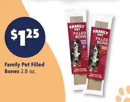Family Dollar Family Pet Filled Bones offer