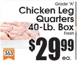 Supremo Foods Inc Chicken Leg Quarters offer