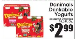 Supremo Foods Inc Danimals Drinkable Yogurts offer
