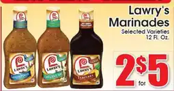 Supremo Foods Inc Lawry's Marinades offer