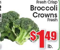 Supremo Foods Inc Fresh Crisp Broccoli Crowns offer