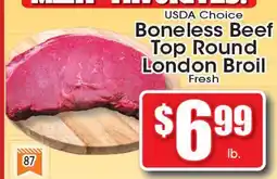 Supremo Foods Inc USDA Choice Boneless Beef Top Round London Broil offer