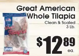 Supremo Foods Inc Great American Whole Tilapia offer