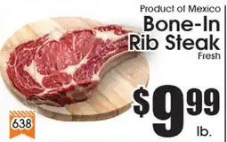Supremo Foods Inc Product of Mexico Bone-In Rib Steak offer