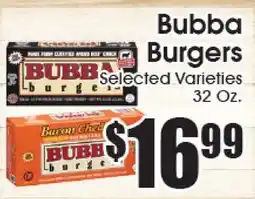 Supremo Foods Inc Bubba Burgers offer
