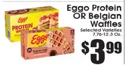 Supremo Foods Inc Eggo Protein OR Belgian Waffles offer