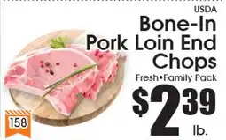 Supremo Foods Inc USDA Bone-In Pork Loin End Chops offer
