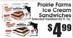 Supremo Foods Inc Prairie Farms Ice Cream Sandwiches offer