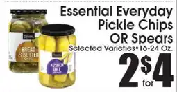 Supremo Foods Inc Essential Everyday Pickle Chips OR Spears offer