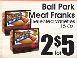Supremo Foods Inc Ball Park Meat Franks offer