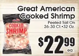 Supremo Foods Inc Great American Cooked Shrimp offer