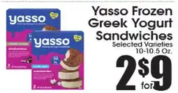 Supremo Foods Inc Yasso Frozen Greek Yogurt Sandwiches offer