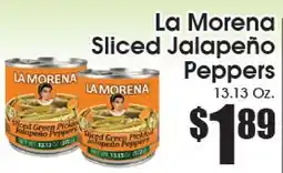 Supremo Foods Inc La Morena Sliced Jalapeño Peppers offer