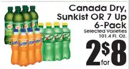 Supremo Foods Inc Canada Dry, Sunkist OR 7 Up offer