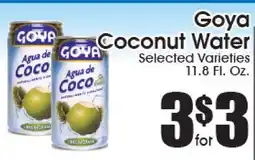 Supremo Foods Inc Goya Coconut Water offer