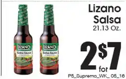 Supremo Foods Inc Lizano Salsa offer