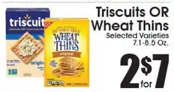 Supremo Foods Inc Triscuits OR Wheat Thins offer