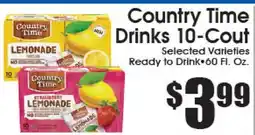 Supremo Foods Inc Country Time Drinks 10-Cout offer