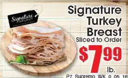 Supremo Foods Inc Signature Turkey Breast offer