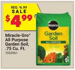 Ace Hardware Miracle-Gro All Purpose Garden Soil .75 Cu. Ft offer