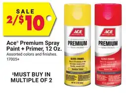 Ace Hardware Ace Premium Spray Paint + Primer, 12 Oz offer
