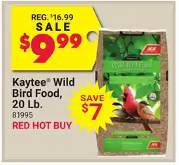 Ace Hardware Kaytee Wild Bird Food, 20 Lb offer