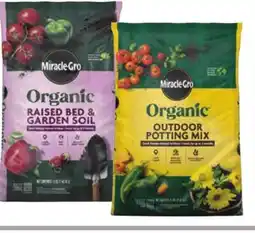 Ace Hardware Miracle-Gro Organic 1.5 Cu. Ft. Raised Bed & Garden Soil or 25 Qt. Outdoor Potting Mix offer