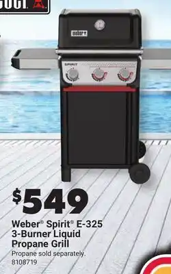 Ace Hardware Weber Spirit E-325 3-Burner Liquid Propane Grill offer