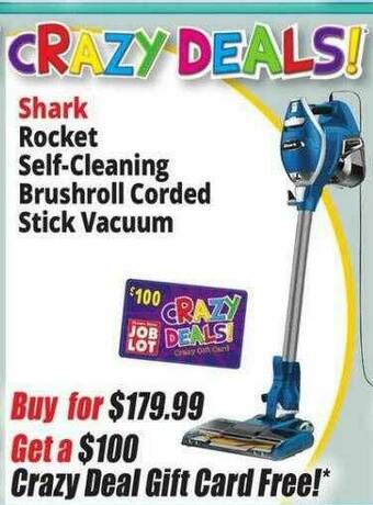 Ocean State Job Lot Shark Rocket Self-Cleaning Brushroll Corded Stick Vacuum offer