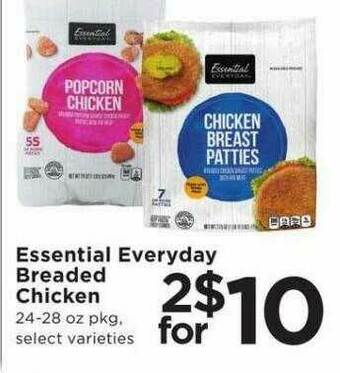 SHOPPERS Essential Everyday Breaded Chicken offer