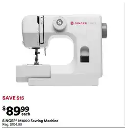 Michaels SINGER M1000 Sewing Machine offer