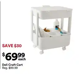 Michaels Deli Craft Cart offer