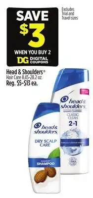 Dollar General Head & Shoulders Hair Care offer