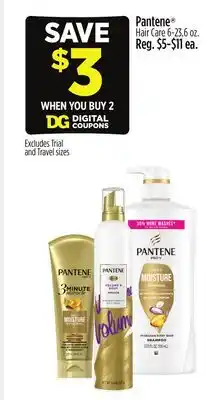 Dollar General Pantene Hair Care offer