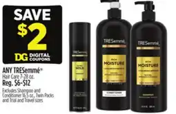 Dollar General ANY TRESemmé Hair Care offer