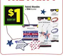 Dollar General Patriotic Wearables or Glow offer