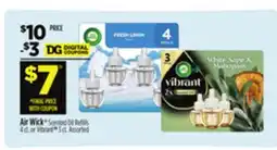 Dollar General Air Wick Scented Oil Refills or Vibrant offer