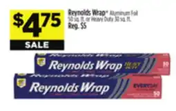 Dollar General Reynolds Wrap Aluminum Foil or Heavy Duty offer