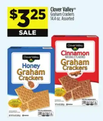 Dollar General Clover Valley Graham Crackers offer