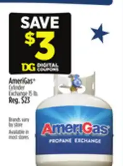 Dollar General AmeriGas Cylinder Exchange offer
