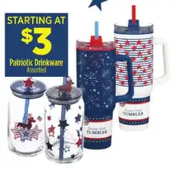 Dollar General Patriotic Drinkware offer