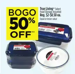 Dollar General True Living Select Food Storage offer