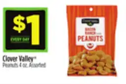 Dollar General Clover Valley Peanuts offer