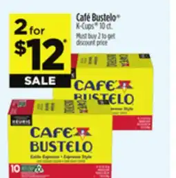Dollar General Café Bustelo K-Cups offer