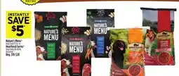 Dollar General Nature's Menu Dog Food or Heartland Farms Dog Food offer