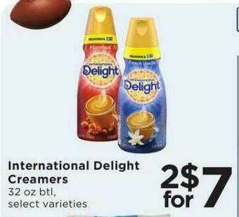 SHOPPERS International Delight Creamers offer