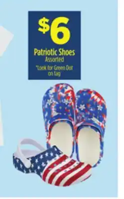 Dollar General Patriotic Shoes offer